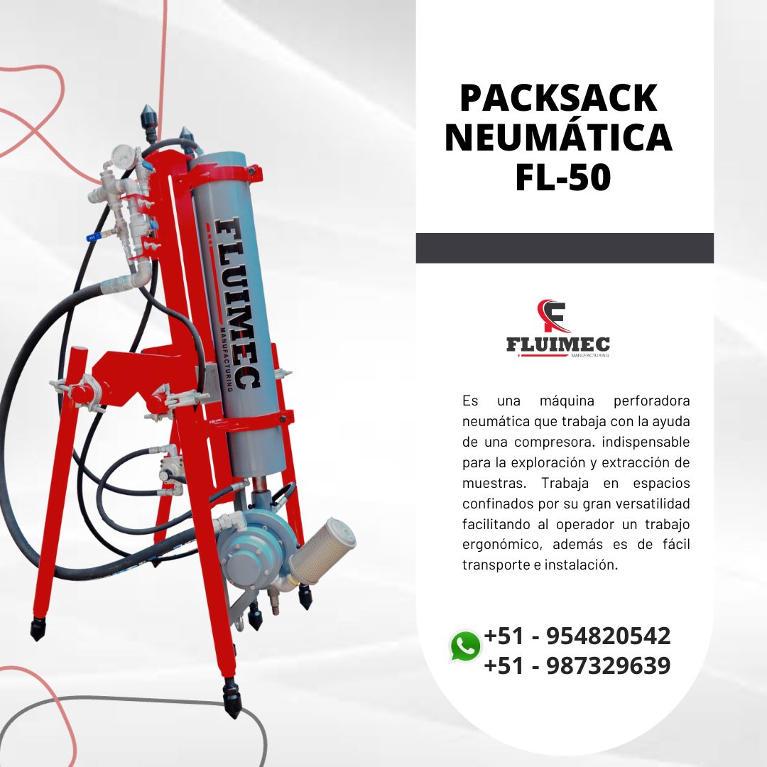 Packsack FL-50 - Equipo neumático de gran versatilidad